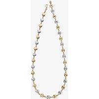 T.H.Baker Women's 9ct Two Colour Gold Multi Disc Necklace GN330 | Size: 44 cm
