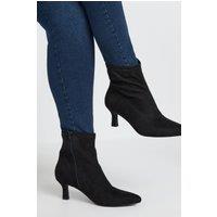 Yours Women's Extra Wide Fit Ankle Boots in Black | Size: 8EEE