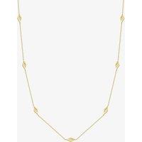 T.H.Baker Women's 9ct Yellow Gold 17-Inch Kite Motif Necklace CA034-17 | Size: 17 inches