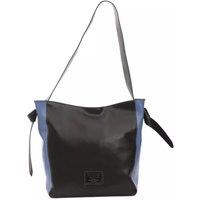 Pompei Donatella Women's Exquisite Black Leather Shoulder Bag with Adjustable Strap