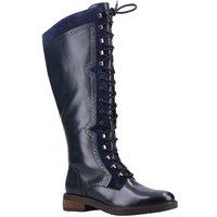 Hush Puppies Women's 'Rudy' Long Leather Boot in Navy | Size: 3