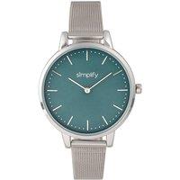 Simplify The 5800 Mesh Bracelet Watch in Teal