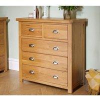 Birlea Woburn 3 + 2 Chest Oak in Brown