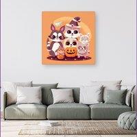Warren Reed - Designer Pets Trick Or Treat Canvas | Size: w40 inch x h40 inch