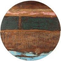 Berkfield Home Round Table Top 70 cm 25-27 mm Solid Reclaimed Wood