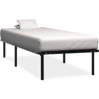 Berkfield Home Bed Frame Black Metal 90x200 cm