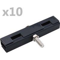 Garden U Mat Connector 10 Sets Anthracite