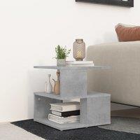 Berkfield Home Side Table Concrete Grey 40x40x40 cm Engineered Wood | Size: 40 x 40 x 40 cm