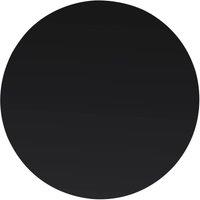Berkfield Home Table Top Tempered Glass Round 600 mm in Black
