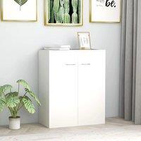 Berkfield Home Sideboard White 60x30x75 cm Engineered Wood | Size: 60 x 30 x 75 cm