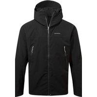 Craghoppers Men's 'Dynamic Pro II' Aquadry Waterproof Hiking Jacket in Black | Size: 2XL