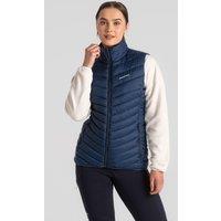 Craghoppers Women's 'Compresslite VII' ThermoPro Full-Zip Vest in Mid Navy | Size: 8