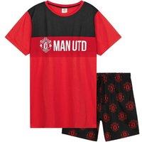 Manchester United FC Men's Short Pyjama Set | Size: 2XL