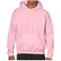 Gildan Men's Heavy Blend Hoodie in Light Pink | Size: XL