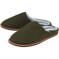 Dunlop Men's Plush Lined Mule Slippers With Memory Foam in Green | Size: 7