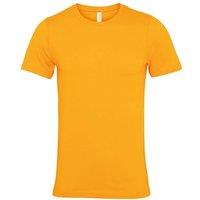Bella + Canvas Men's Jersey Crew Neck T-Shirt in Gold | Size: 2XL