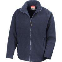 Result Men's Horizon Micro High Density Compact Fleece Jacket in Navy | Size: 3XL