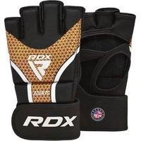 RDX SPORTS Men's RDX Grappling Gloves AURA Plus T-17 in Black | Size: Small