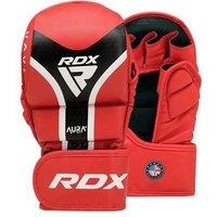 RDX SPORTS Men's RDX Grappling Gloves Shooter AURA Plus T-17 in Red | Size: Small