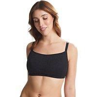 Royce Lingerie Women's Blossom Support Non Wired Bra in Black | Size: 32C/D/DD
