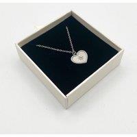 SVNX Women's Starry Heart Necklace in Silver - Gift Boxed