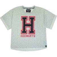 Harry Potter Women's Cropped Short Sleeved T-Shirt | Grey | Official | Size: Medium