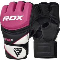 RDX SPORTS Women's F12 MMA Gloves in Pink | Size: Large