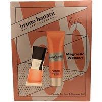 Bruno Banani Women's Magnetic Woman Eau de Parfum Spray 30ml Shower Gel 50ml in White