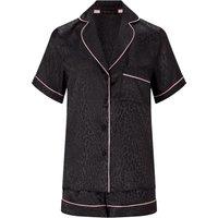 Ann Summers Women's Signature Satin Pj Set in Black | Size: 2XL