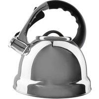 Orsina 3200ml Mirror Finish Whistling Kettle, Stainless Steel Stovetop Kettle With Whistle & Cool Touch Handle in Silver