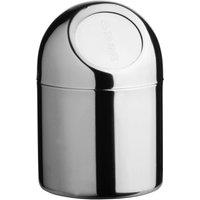 Orsina Stylish Push-Top Mini Waste Bin, Stainless Steel Waste Container, Practical Garbage Bin, Trash Can For Kitchens in Silver