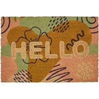 Orsina Filta Bohemian Hello Doormat | Size: Medium