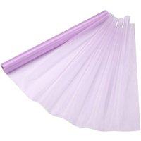 Neel Blue Organza Roll Sheer Fabric for Party Favours Supplies- 70cm x 15m in Pale Lilac