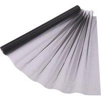 Neel Blue Organza Roll Sheer Fabric for Party Favours Supplies- 70cm x 15m in Black
