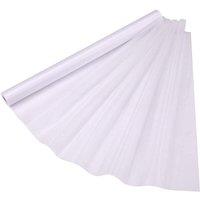 Neel Blue Organza Roll Sheer Fabric for Party Favours Supplies- 70cm x 15m in White