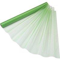 Neel Blue Organza Roll Sheer Fabric for Party Favours Supplies- 70cm x 15m in Bottle Green