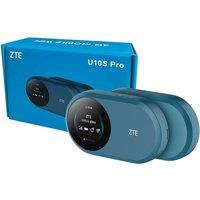 ZTE U10S Pro Travel Wi-Fi Hotspot - Unlocked 4G, Supports 32 Devices, Ideal for Holidays, Camping & Caravan Trips in Blue