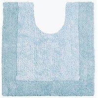 Allure Bath Fashions Elegance Reversible Heavyweight Pedestal Mat in Baby Blue