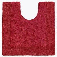 Allure Bath Fashions Elegance Reversible Heavyweight Pedestal Mat in Red