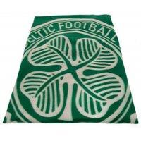 Celtic FC Crest Fleece Blanket in Green