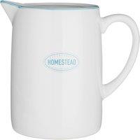 Orsina Stylish Pitcher, Functional Design Pitcher Jug For Dining Table, Comfortable Ptcher For Evening Tea Sessions in White