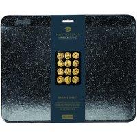 MasterClass Professional Vitreous Enamel Baking Sheet 35x28cm, Sleeved in Black | Size: 35x28 cm