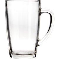Orsina Durable Clear Tall Glass Mugs Set Of 4, Durable Coffee Mugs, Versatile Coffee Cups, Light Weight Glass Mugs