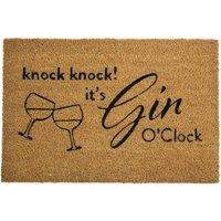 Orsina Filta Gin O Clock Doormat in Natural | Size: Medium