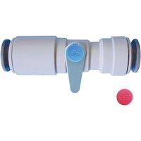 John Guest Plastic Lever Valve 22mm (22SV-H) in White