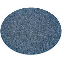 RugsX Round Superstar Rug in Blue | Size: 100 cm diameter