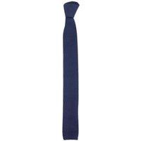 TruClothing Knitted Tie Woven in Navy