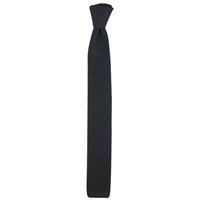 TruClothing Knitted Tie Woven in Black