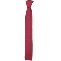 TruClothing Knitted Tie Woven in Wine