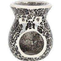 Something Different Crackle Effect Oil Burner in Mid Grey